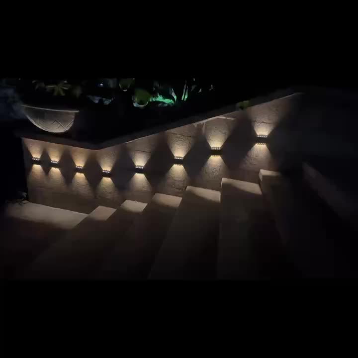 Lámparas Solares de 10 LED para Cerca, Doble Cabezal, Impermeables y Decorativas para Jardín, Patio y Exterior