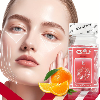 90 Cápsulas de Vitamina E, Hidratantes, Humectantes, Nutritivas para la Piel, Cápsulas de Esencia Facial